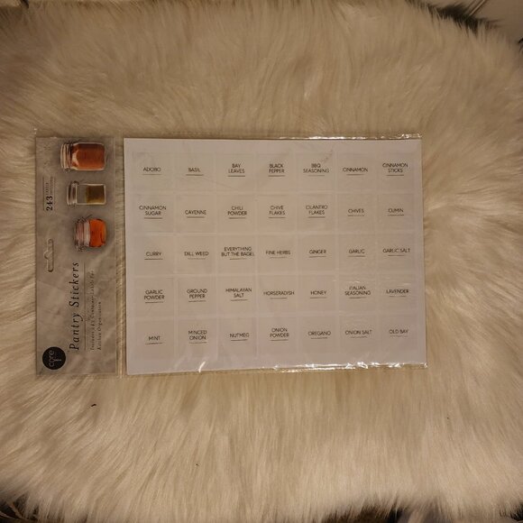 Core Kitchen Pantry Stickers- 243 Labels - Picture 2 of 10